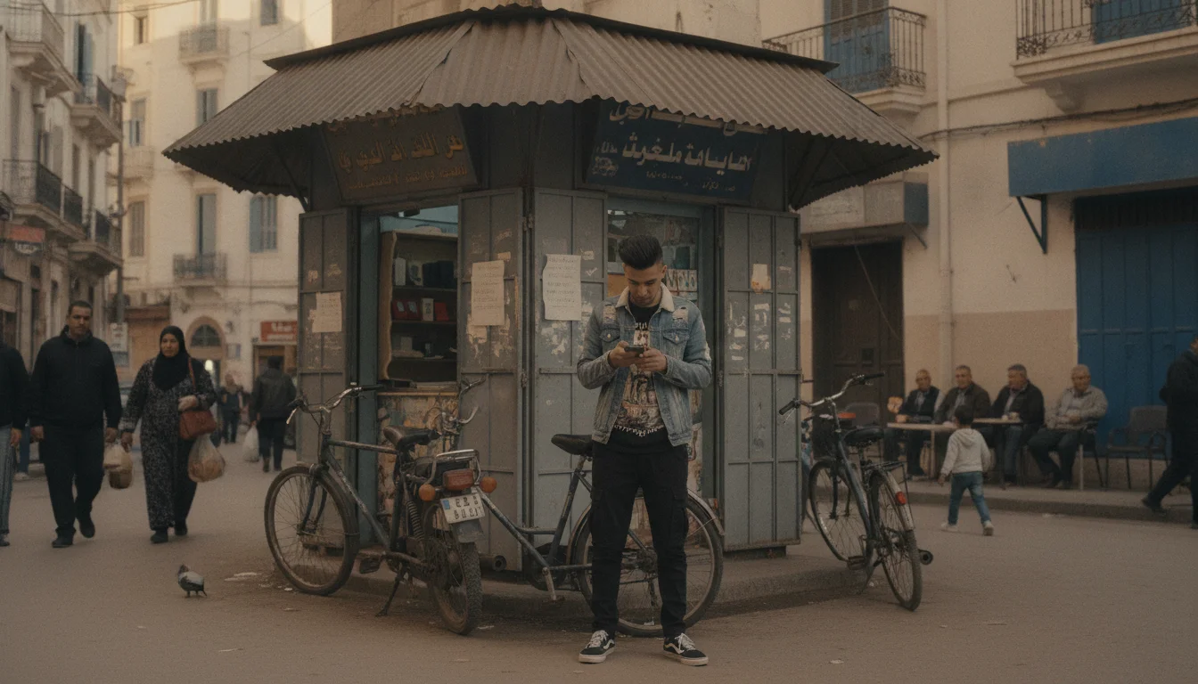 Street scene in Algiers, Algeria