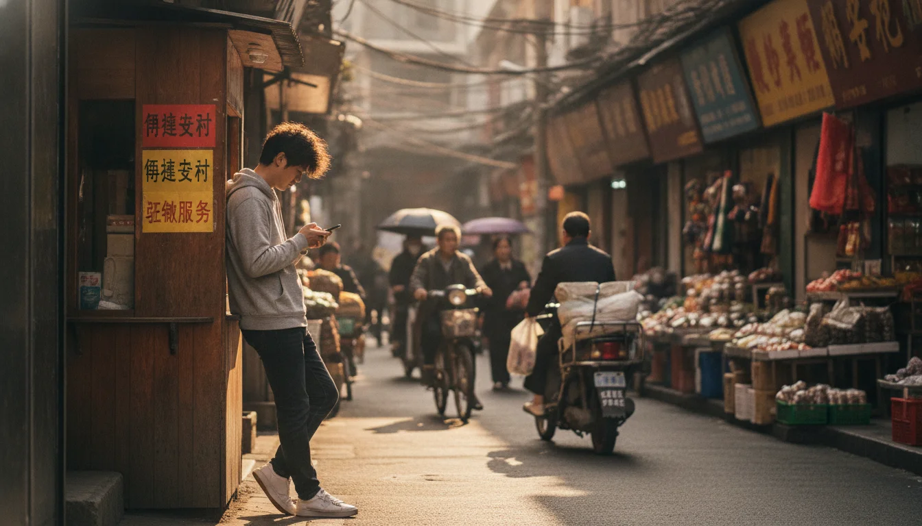 Street scene in Guangzhou, China