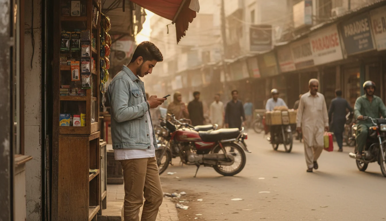 Street scene in Karachi, Pakistan