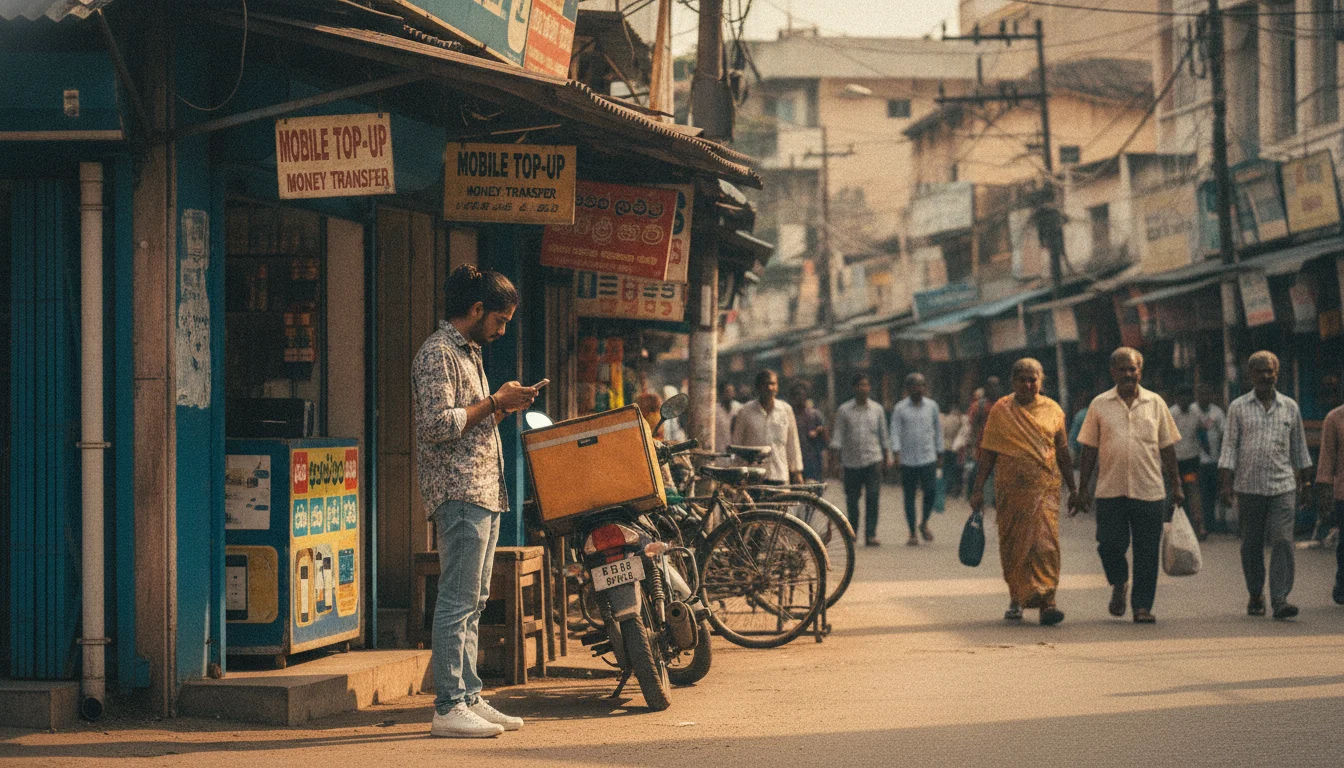 Street scene in Colombo, Sri Lanka